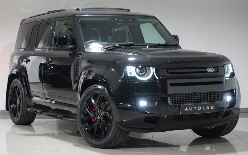 Black Land Rover Defender