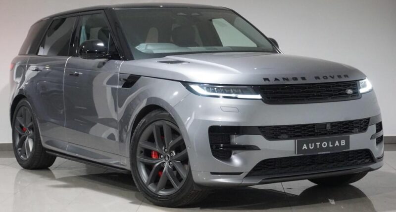 Grey Range Rover